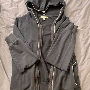 Burberry Zip Up Hoodie
